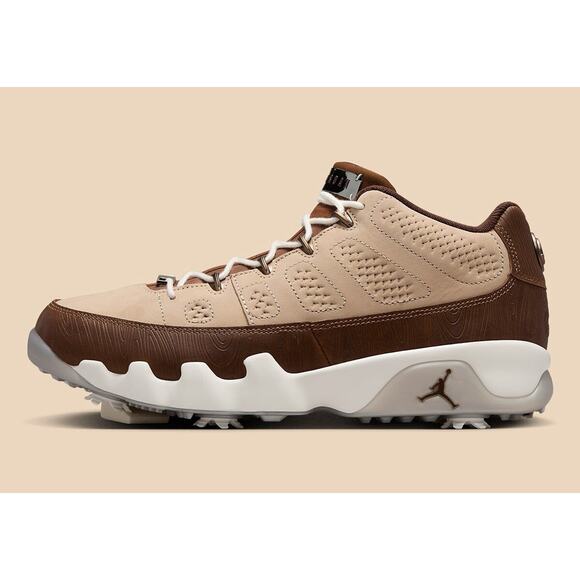 Jordan Other - Jordan 9 Retro Low Golf Happy Life Wood Woodgrain size 11.5 Masters release 2024
